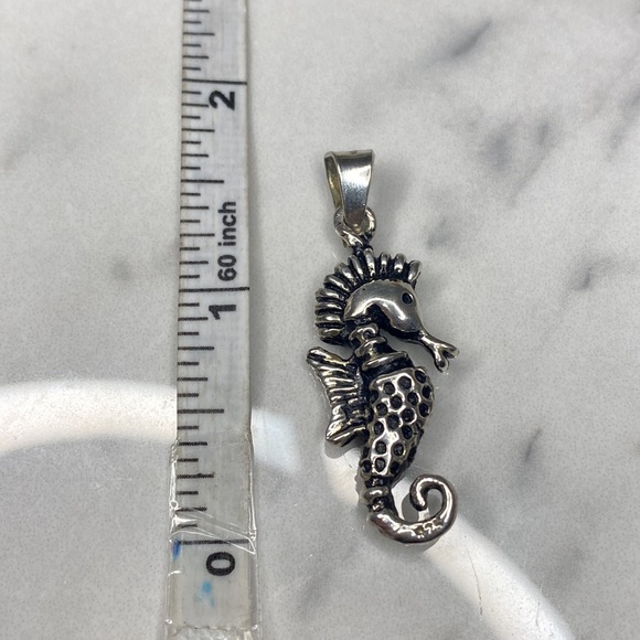 Seahorse pendant sterling‎ silver 925 - Picture 8 of 8
